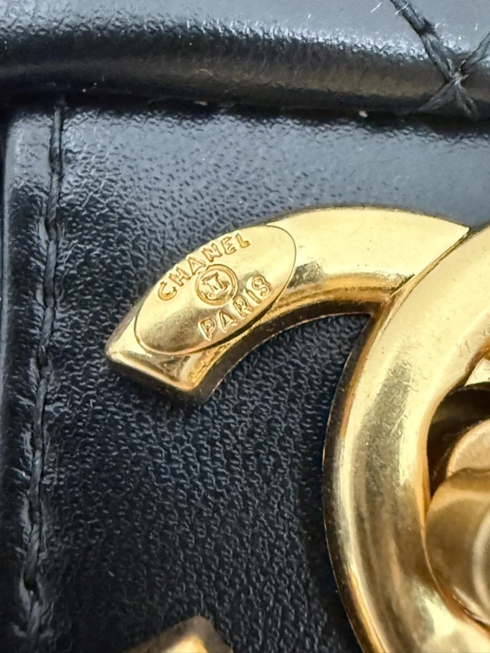 Chanel Black Quilted Leather Mini Crossbody with Gold Chain and Heart Charms - Picture 5 of 8